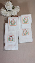 Towel embroidery